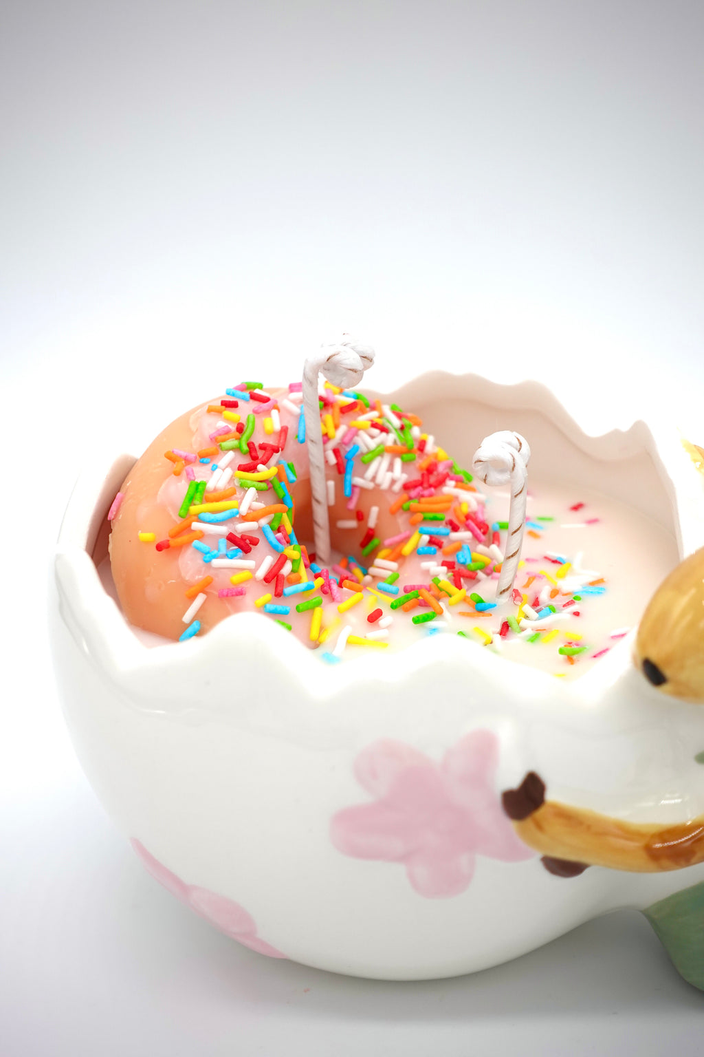 Vela XL Leche con donuts