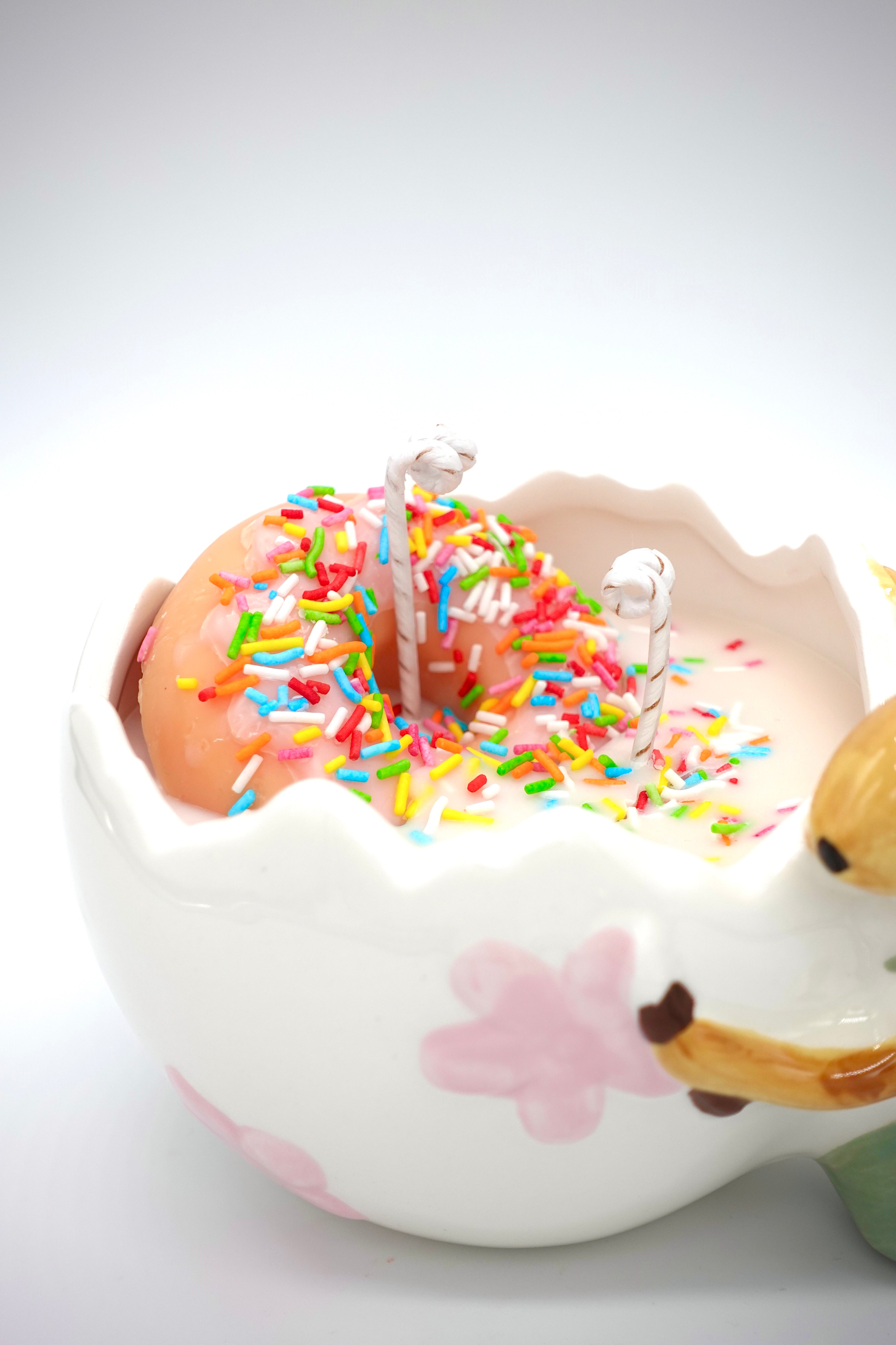 Vela XL Leche con donuts