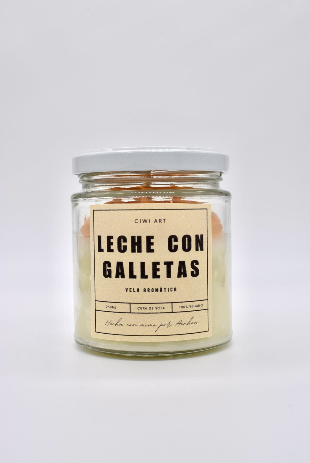 Vela aromática LECHE CON GALLETAS