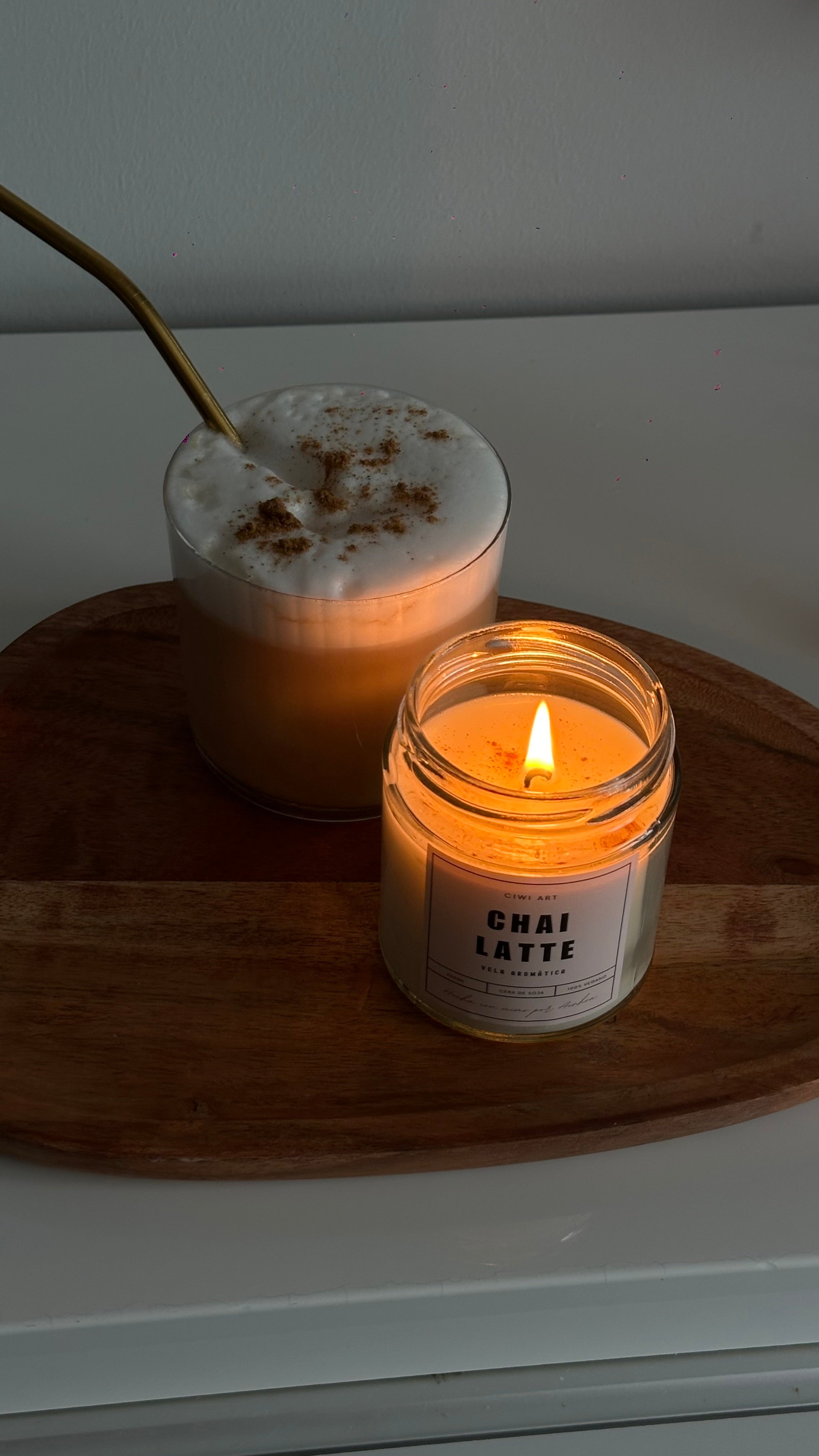 Vela aromática CHAI LATTE