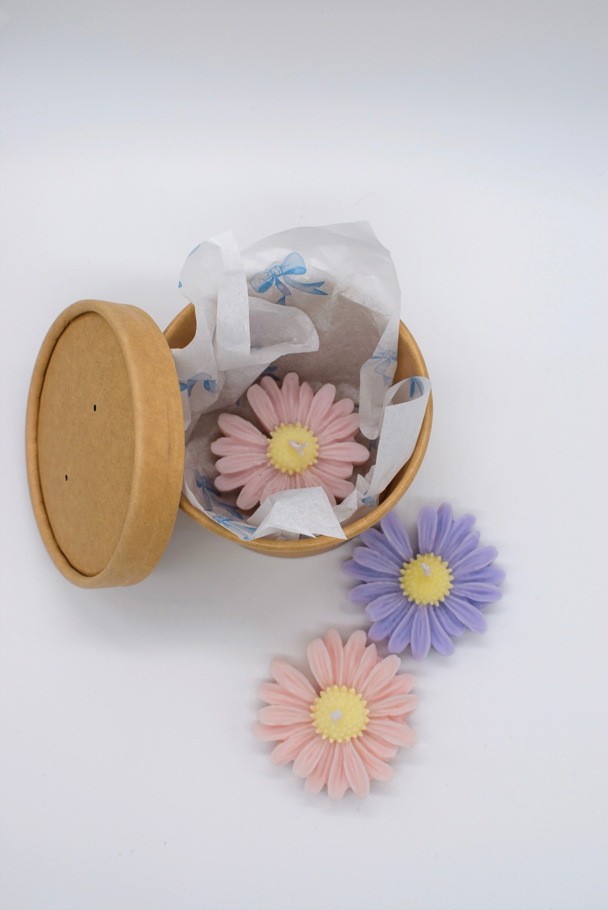 Velas flotantes Margaritas