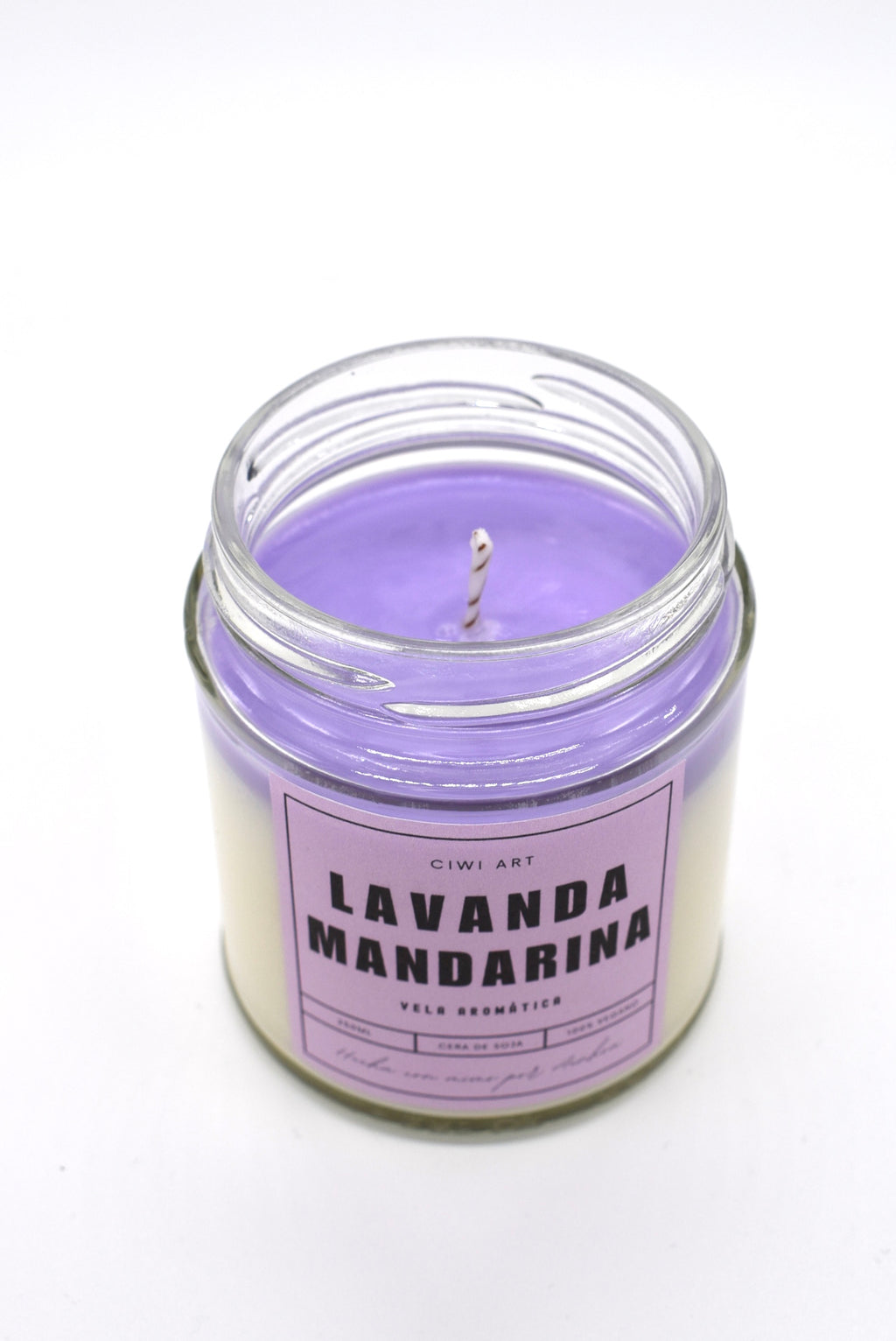 Vela aromática LAVANDA MANDARINA