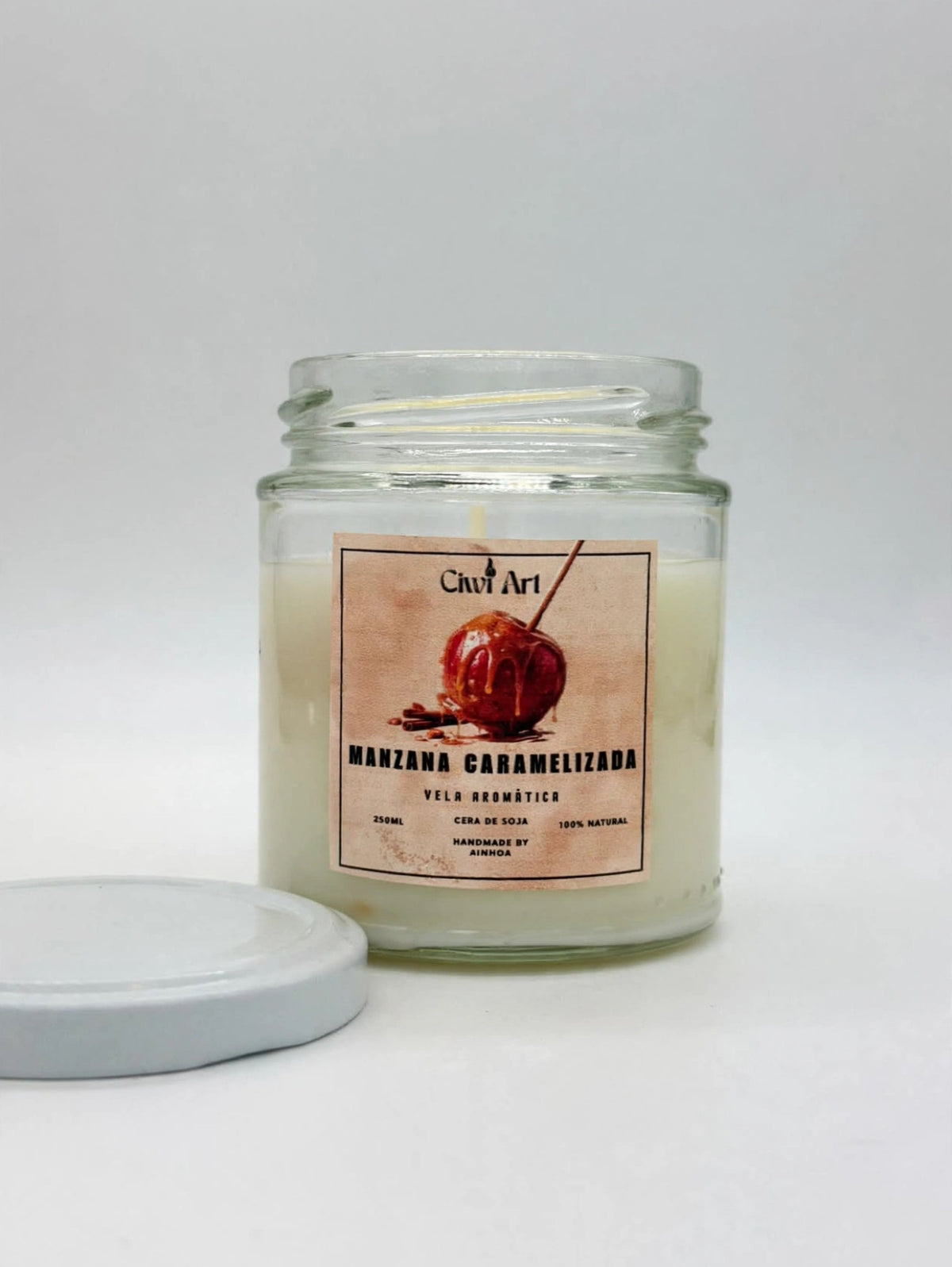 VELA MANZANA CARAMELIZADA