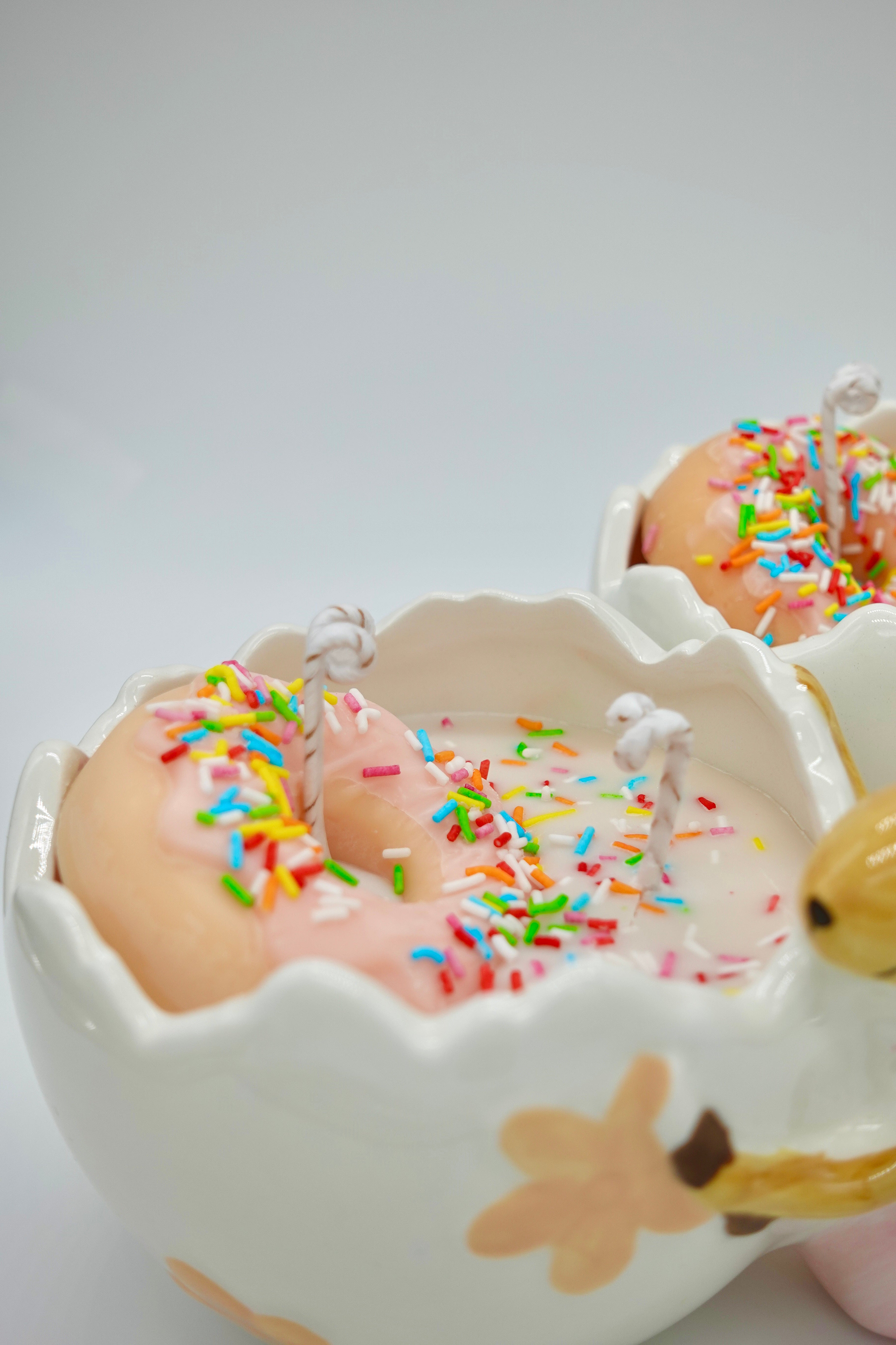 Vela XL Leche con donuts