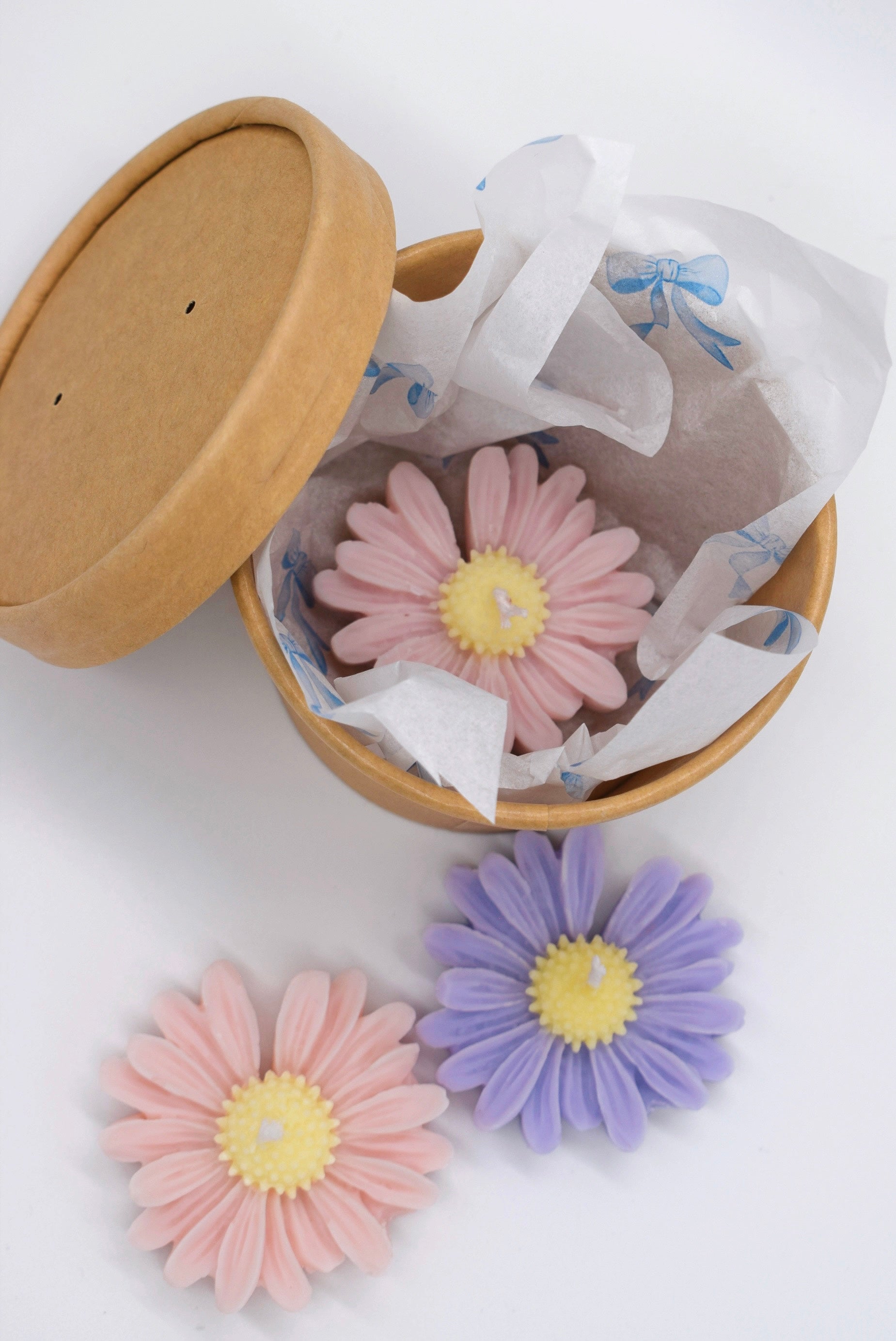 Velas flotantes Margaritas